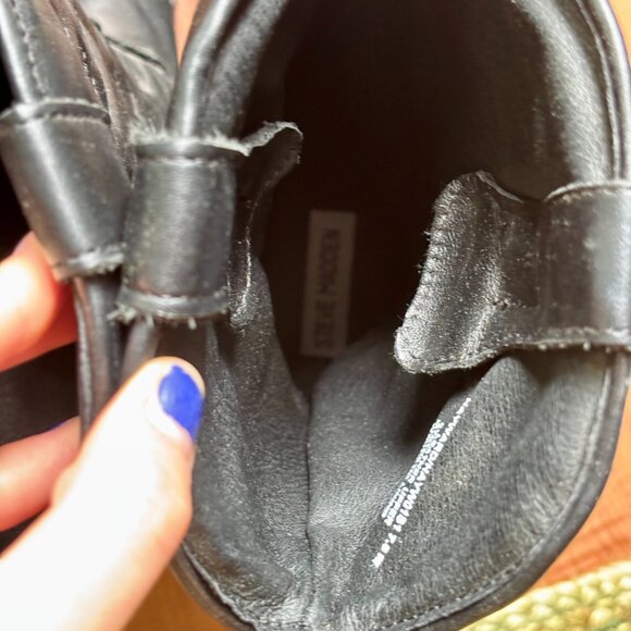 Steve Madden Black Cowgirl Boots - Picture 6 of 7